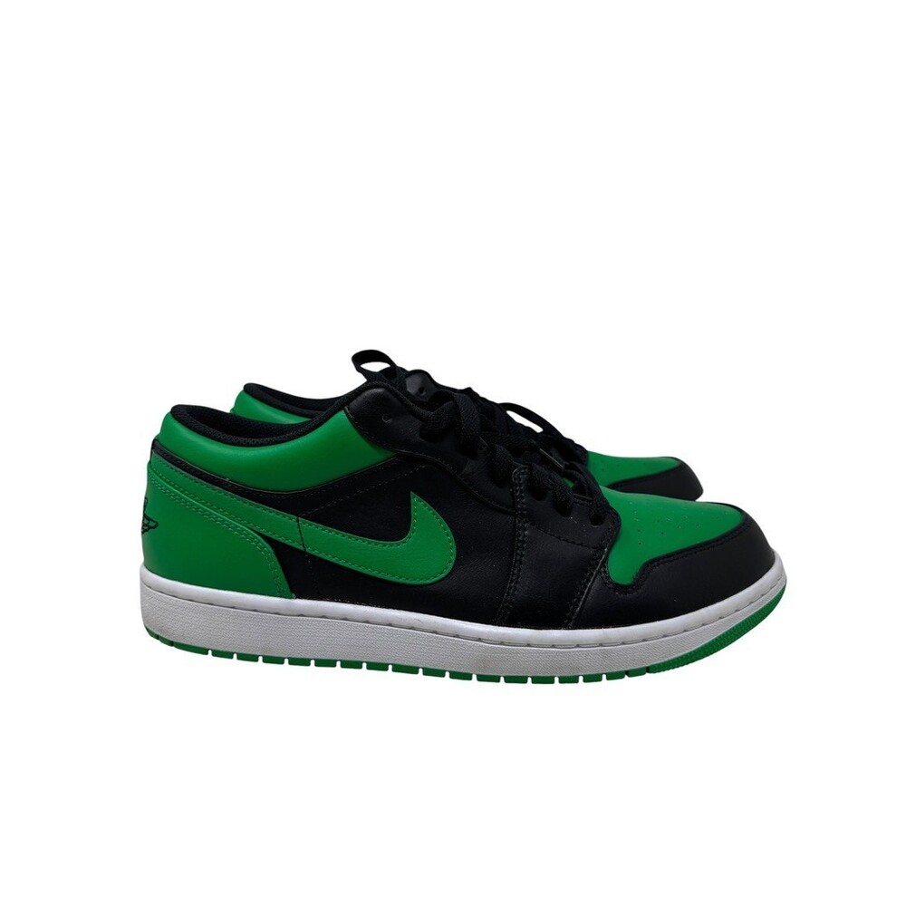 Nike Air Jordan 1 Low Men's Size 11 Lucky Green  Black/Green 553558-065 sneakers - Picture 14 of 14